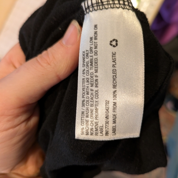 a new day Black Sleeveless Drop Waist Frilly Dress Size Medium - Picture 4 of 4